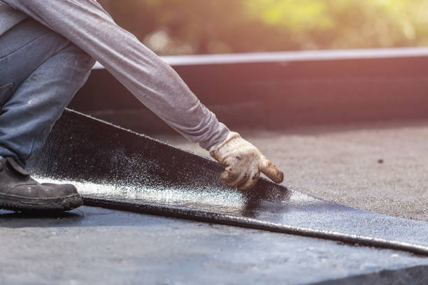 Professional Basement Waterproofing technician working in Grandville, MI